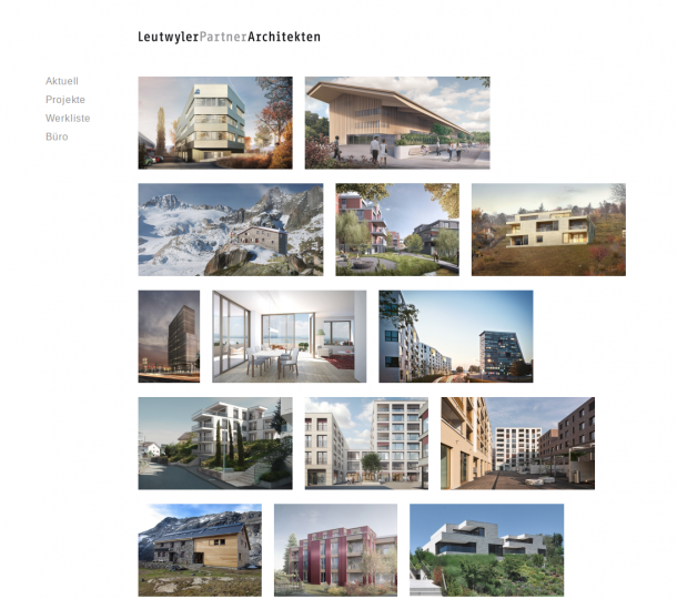 Leutwyler Partner Architekten - Massgeschneidertes CMS